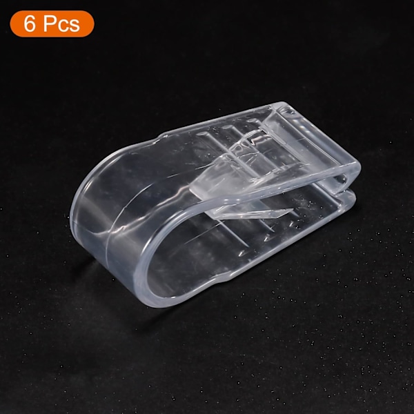 Täcke Filt Klämmor 6st Inga Nålar Plast Täcke Klämmor Håll Hörnet På Plats Täcke Fixering för Klämma Lakan Fäste Klämma Transparent