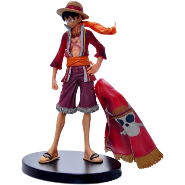 Anime Monkey D. Luffy Actionfigur Anime Monkey D. Luffy PVC Actionfigur 17cm Skrivebordslegetøj Samleobjekt