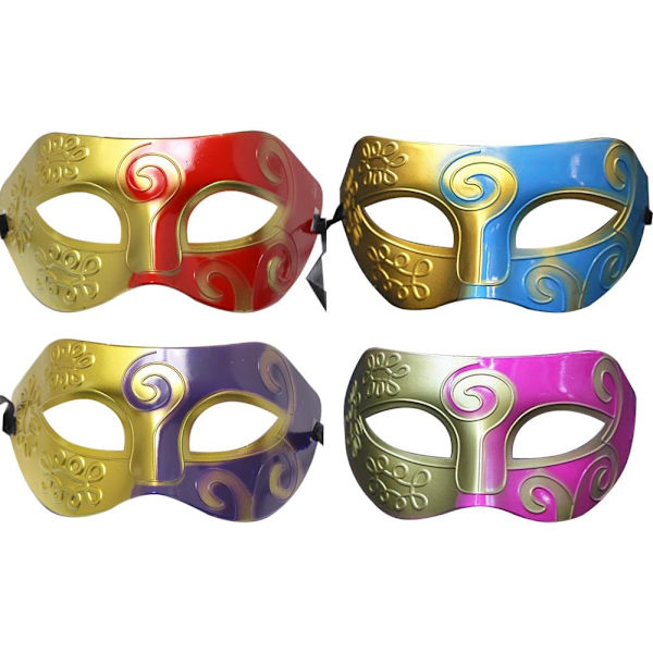 4 romerske og greske masker for karneval, Ha-kostymer