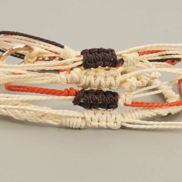 Sunflower Rope Armband Handflätat Rope Boho Surf Armband