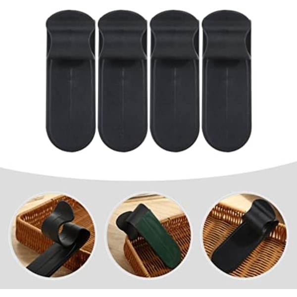 14x5,2 cm 4 kpl Muovinen auton sateenvarjoteline Seinään asennettava sateenvarjoteline Auton takaistuimen järjestäjä Ripustin autoon kotiin sisäänkäynnille