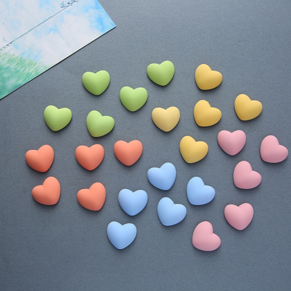 Kreativ sød tredimensionel Morandi farve kærlighed køleskab s