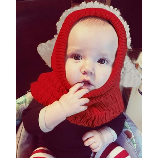 Baby Girls Boys Vinterlue Hette Skjerf Øreklaff Hette Skjerf Hundeluer Wo