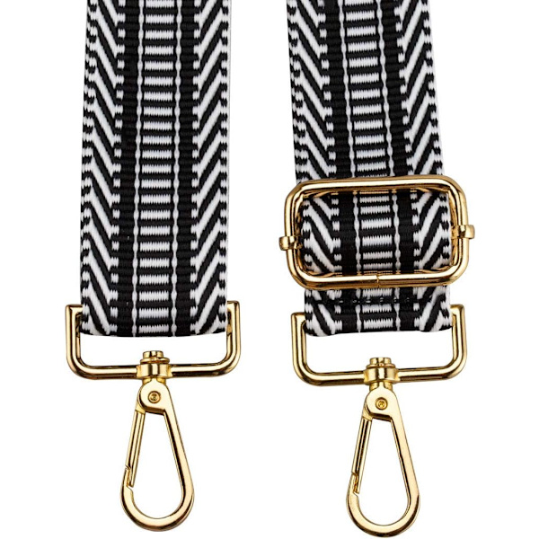 Väska Strap Byt ut Axelväska Kvinnor Bred Justerbar Jacquard Vävd Handväska Remmar