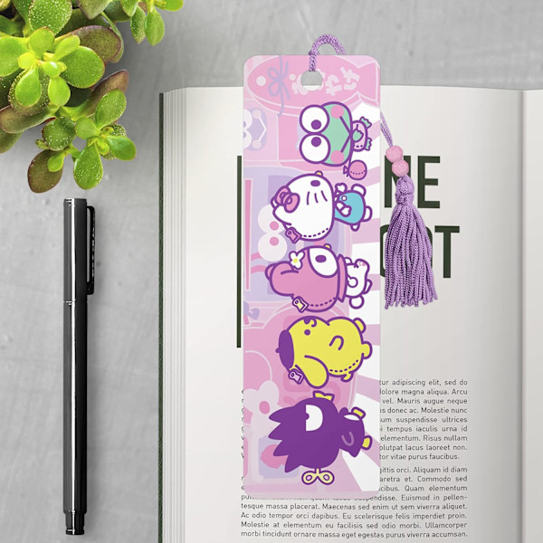 1 stk Sanrio Hello Kitty akryl kvaster bogmærke tegneserie sødt