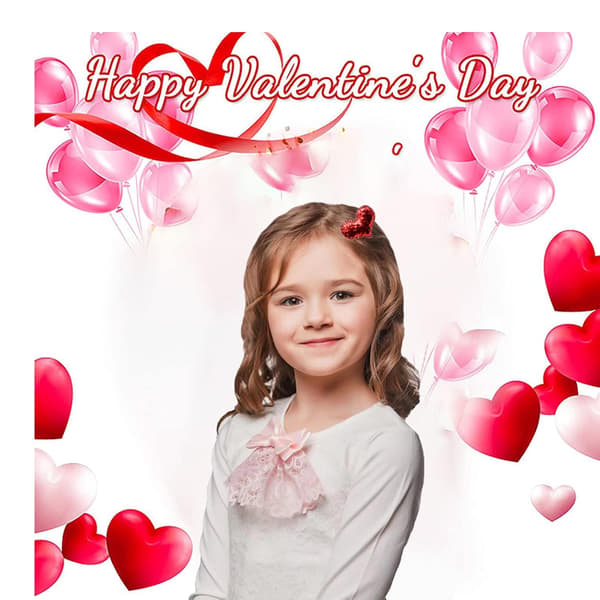9 stk. Valentinsdag Glitter Hjerte Hårklemmer til Piger Sequin Hjerte Hårspænder til Valentinsdag Ferier