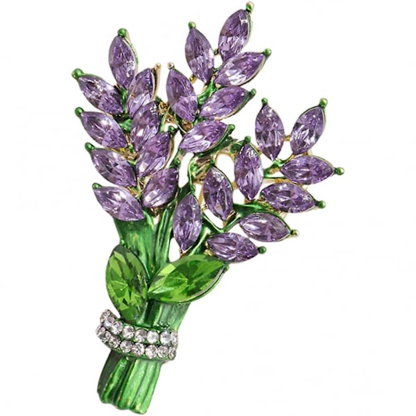 Lavendelblomst Brosche Tøj Brosche Pin Dame Brosche Dekorativ
