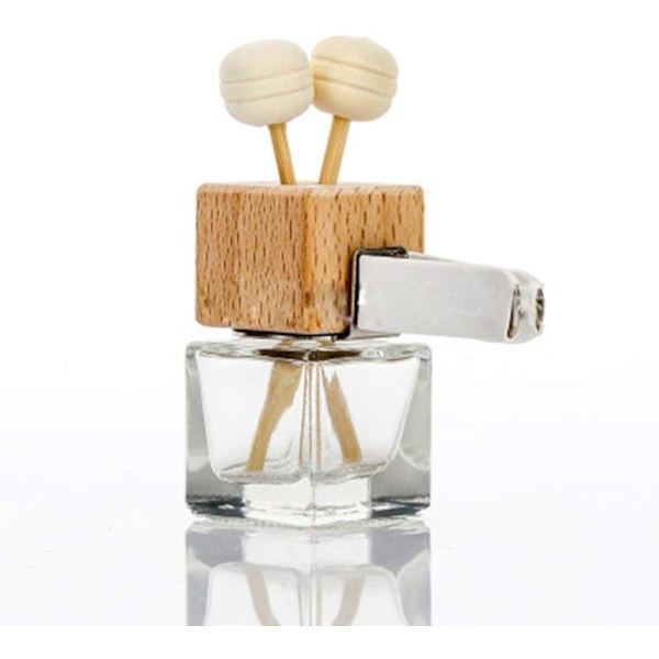 4 pakker tomme æterisk olie diffuserflaske bil luftfrisker udluftningsclips auto parfume diffuserflaske aromaterapi duft