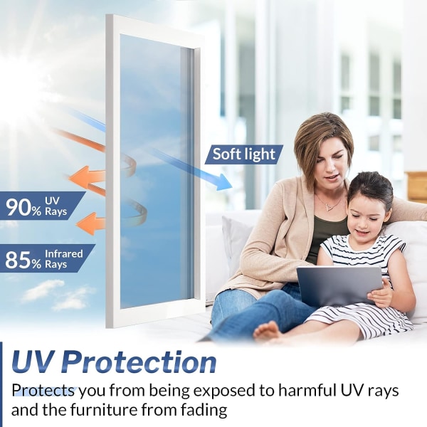 Film Fenetre Anti Regard Miroir - UV Protection Film