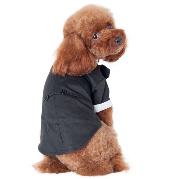 Hundskjorta Valp Pet Små hundkläder, elegant kostymfluga