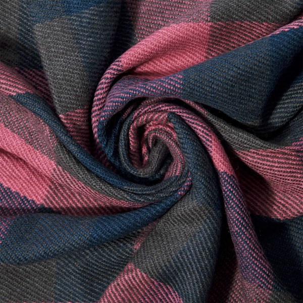 1 stk. Kvinders Lang Plaid Tæppe Sjal Chunky Oversized Vinter Efterår Varmt Sjal Stor Tartan Sjal Wrap Shawl Damegaver