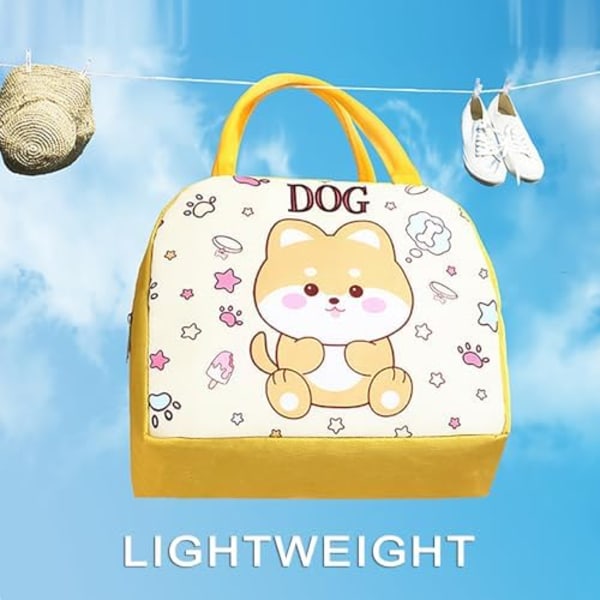 Sööt Lounaslaatikko Eristävä Lounaslaatikko Sööt Lounaskassit Naisille Kawaii Eläin Lounaskassi Jäähdytin Uusiokäyttöinen Kantokassi