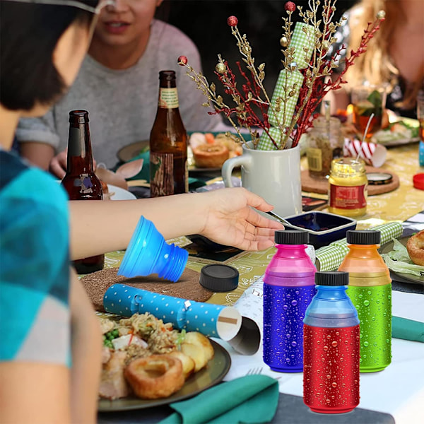 6 st återanvändbara burklock för läskburkar, läsk, öl, energidrycker, juice, kolsyrat vatten