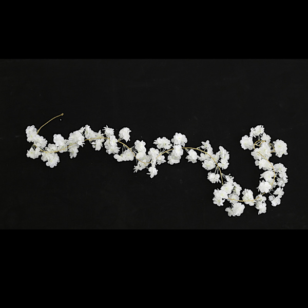 5 stk 1,8 m -Blanc Guirlandes de Cerisie Fleurs Artificielles Sus