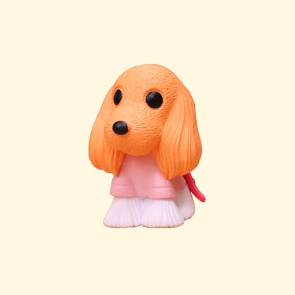 8 stk. Hunde Kage Topper, Hvalpe Kage Topper Cupcake Topper, Mini Hund Hvalpe Figurer Legetøj, Hunde Kage Dekorationer til Børns Fødselsdag