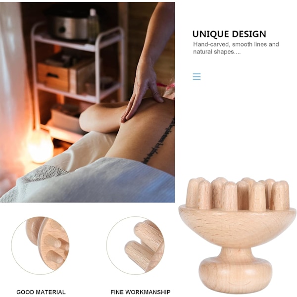 Træterapi Svampe Træ Massager Træ Svampe Terapi Til