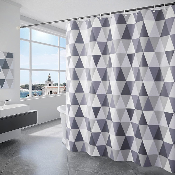 Bruseforhæng Vandtæt Badeforhæng, 120 x 200 cm Vaskbar