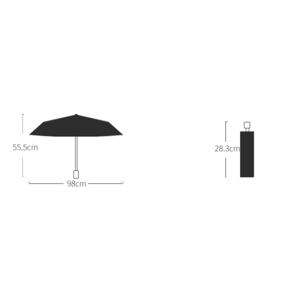 2 barn sammenleggbar paraply
