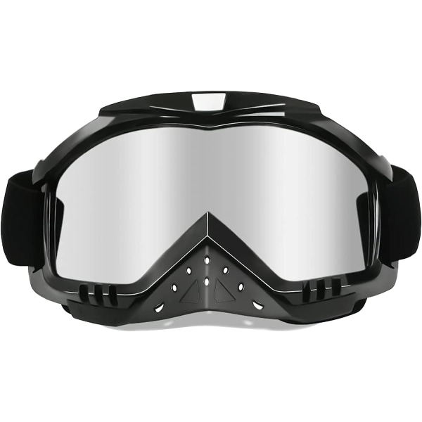Motorcykelglasögon Dirt Bike Glasögon Hjälmgrepp Anti UV Vinn