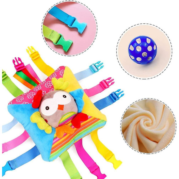Løkkepudelegetøj til småbørn, sanseaktivitetslæring Mot