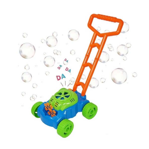 Bubbelmaskin, batteridriven automatisk bubbelblåsare, gräsklippare M