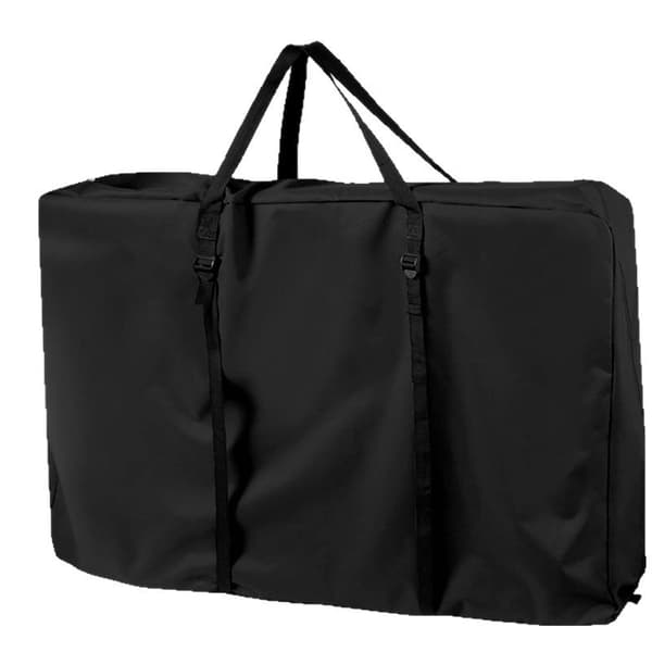 Sammenklappelig opbevaringstaske til campingbord, 110 x 74 x 28 cm, sort