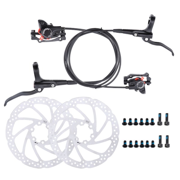 （Sort）MTB hydraulisk bremsesæt hydrauliske skivebremser, cykeldis