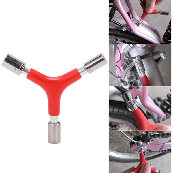 Cykkel Hex Nøgle, Bærbar Letvægts Cykel Trekant Nøgle, Mindre Anstrengelse, Høj Hårdhed, 3 Vejs Trekant Allen Hexagonal Nøgle til Reparation Hardwa