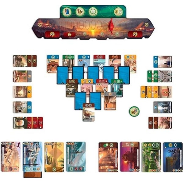 7 Wonders: Duel - Board game - Board game - From 10 years old - 2 players - 30 minutes