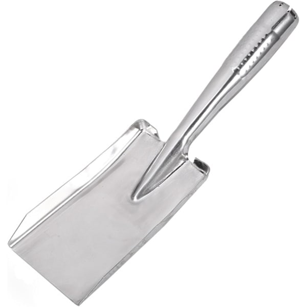 Hagespade i rustfritt stål, liten hageskovl, mini håndskovl, perfekt for planting, omplanting, luking, graving