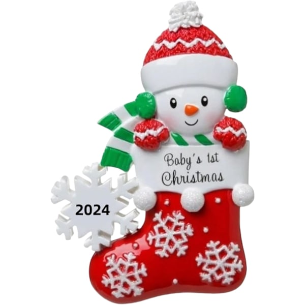 Julepynt, Babyens Første Julepynt for 2024, Julepynt, Julekuler, Jul