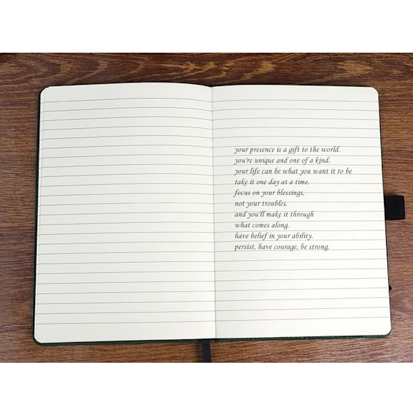 (blå)Notatbøker - Wildlife Dotted Notebook, A5 - Hard Cover Noteb