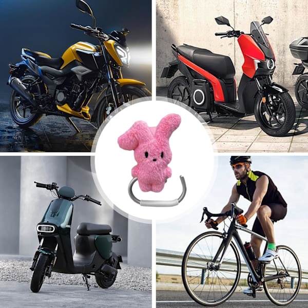 1 ställ Scooterkrok, Barnvagnskrokar, Stark Hängare för Krokar - Cartoon Kaninmönster Aluminiumlegering Barnvagnsväska Orga