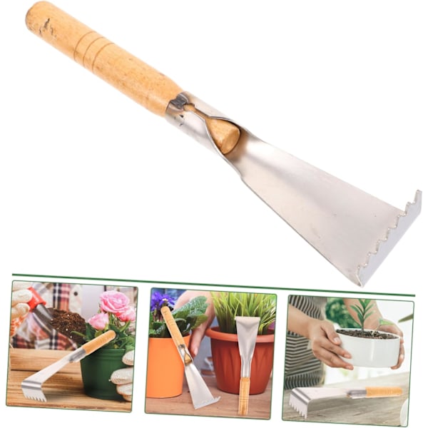 Sølvgravende Grønnsaksspade Verktøy Metall Spade Hage Spade Lukingsspade Hage Jordbruksspader Rustfritt Stål