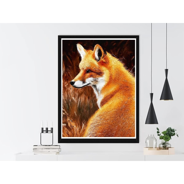 5D Diamond Painting 30x40cm animal fox 49