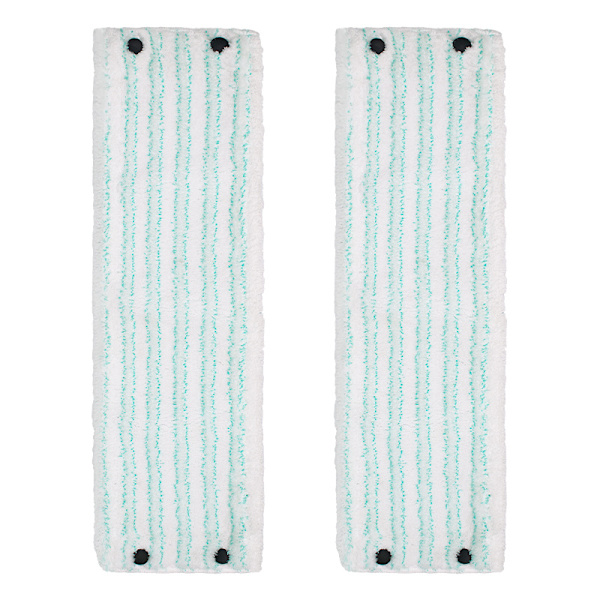 2 kpl Moppipään täyttöpakkauksia Leifheit Clean Twist/Combi M Micro Duo Moppiliinalle 48,5 x 15 cm, Yhteensopiva Moppi Leifheit Moppi Mikrokuitu Vaihtomopit f