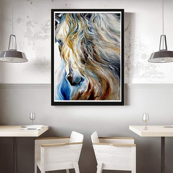 (30x40cm) 5D Diamantmaleri Kits til Heste Voksne, Maleri