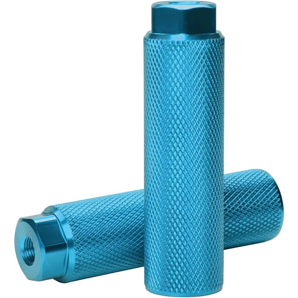 Cykelpinnar i Aluminiumlegering, Halksäkra, Blyfot, BMX-Pinnar för Mountainbike, Cykling, Bakre Stuntpinnar, Passar 3/8 tum