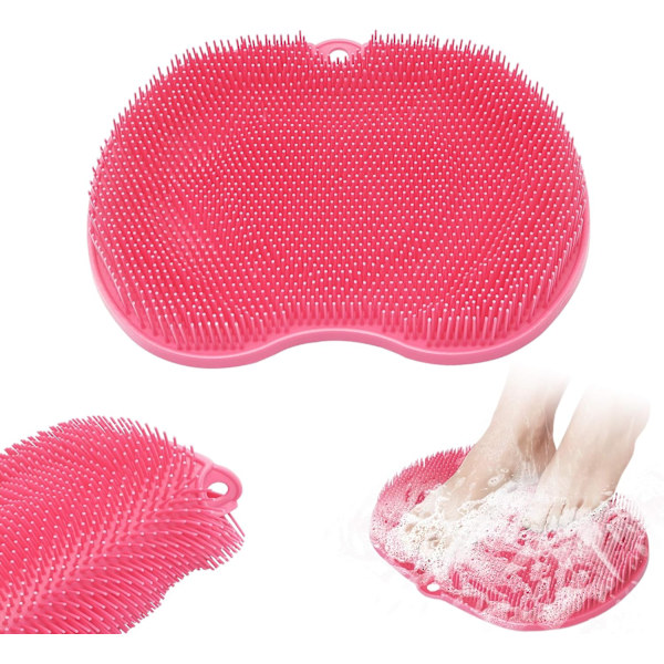 Duschslippa för fötter, Shiatsu-dyna med halkfri sugkopp