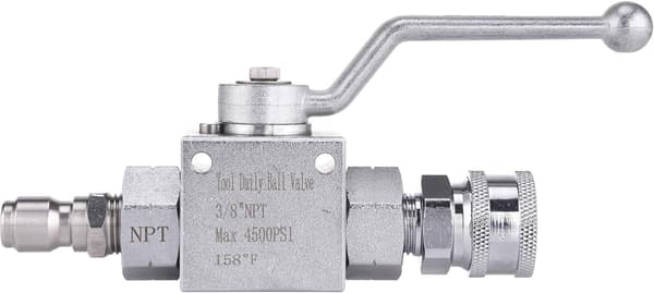 Tool Daily Kulventilset för högtryckstvätt, 3/8\" snabbkoppling, för högtryckstvättslang, 4500 PSI
