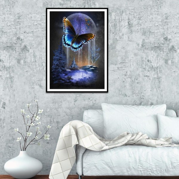 (30x40cm)5D DIY Full Drill Square Diamond Painting Animals C
