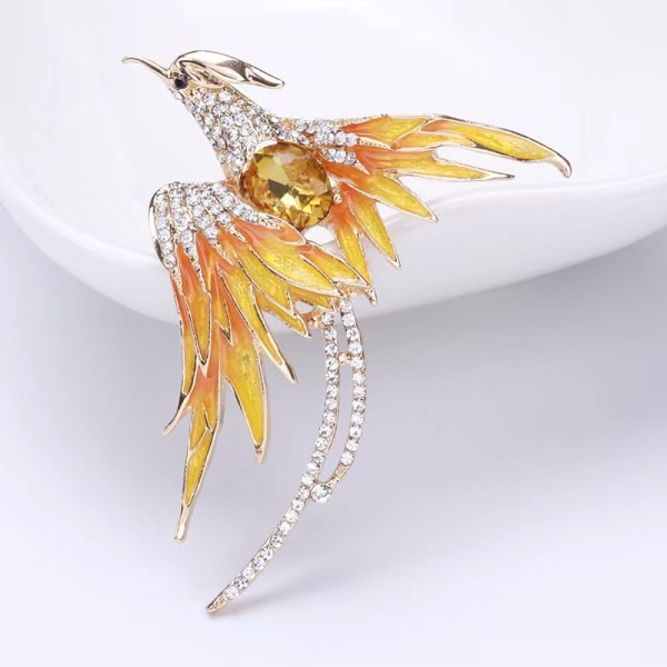 Phoenix Temperament Brosche (guld)