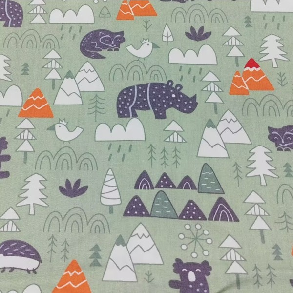 Patchworktyg, 50 cm x 50 cm (B), 8 stycken sybomullstyger