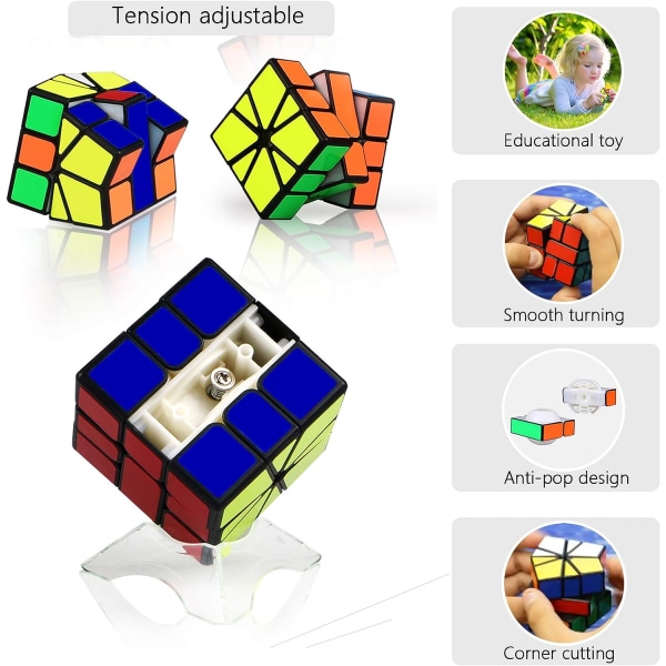 Rubiks kub tredje ordning svart