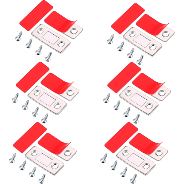 Magnetiska dörrspärrar, skåpspärrar, ultratunna starka magnetiska lås, magnetiska möbelmagneter, stängning med självhäftning