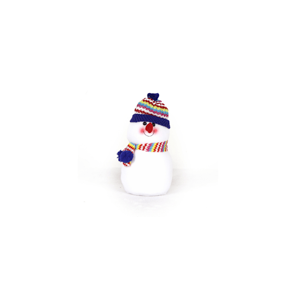 Julevinduet, treet, snømann-dukken. (S 22CM)