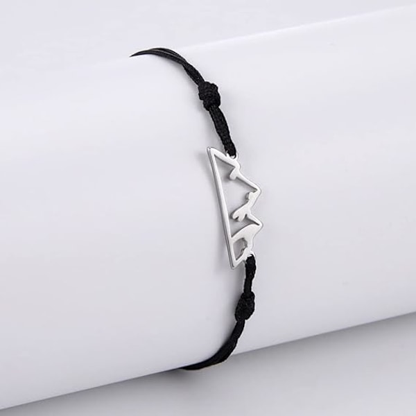 1 Bjerg Dobbelt Reb Kæde Armbånd Til Kvinder Mænd Rustfrit Stål