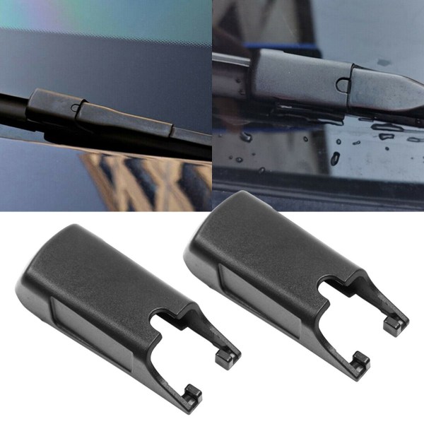 2 PCS Wiper Arm Cover Clips Durable Front Wiper Arm Cover Cap Fitting Clip Wiper Arm Cover