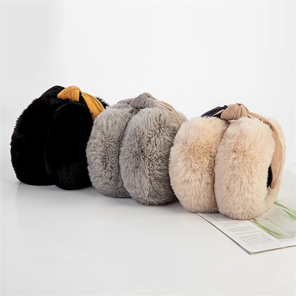 (Farge: Grå, Størrelse: One Size) Ørevarmere, To-tone Folding Rab