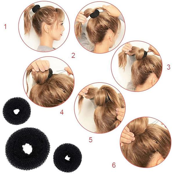 Hårtilbehør, Styles Hårstyling Værktøjer Frisør Kit